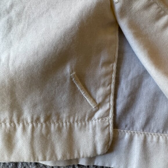 NWT Saturdays New York City Cameron Camp Collar White Button Shirt Size Large - Picture 10 of 10